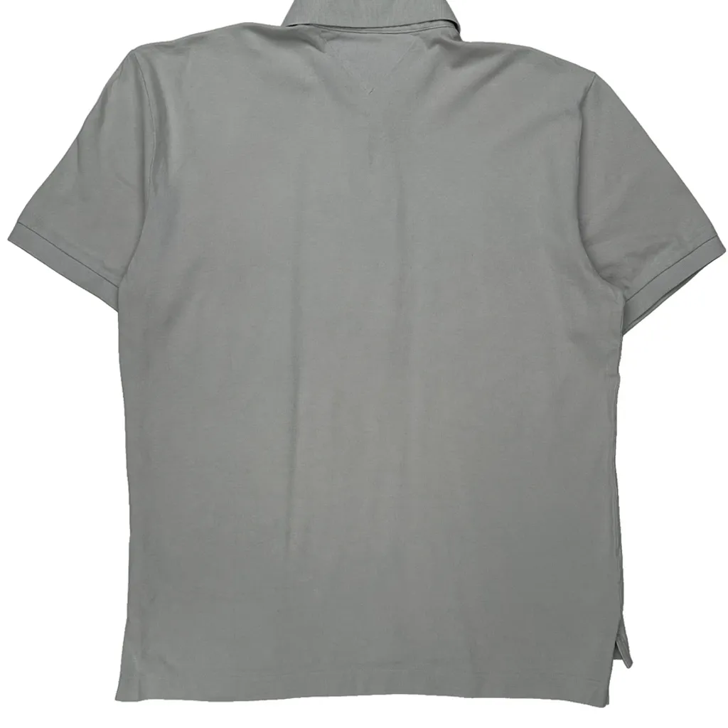 Tommy Hilfiger Polo Shirt - XL Grey Cotton - Image 7