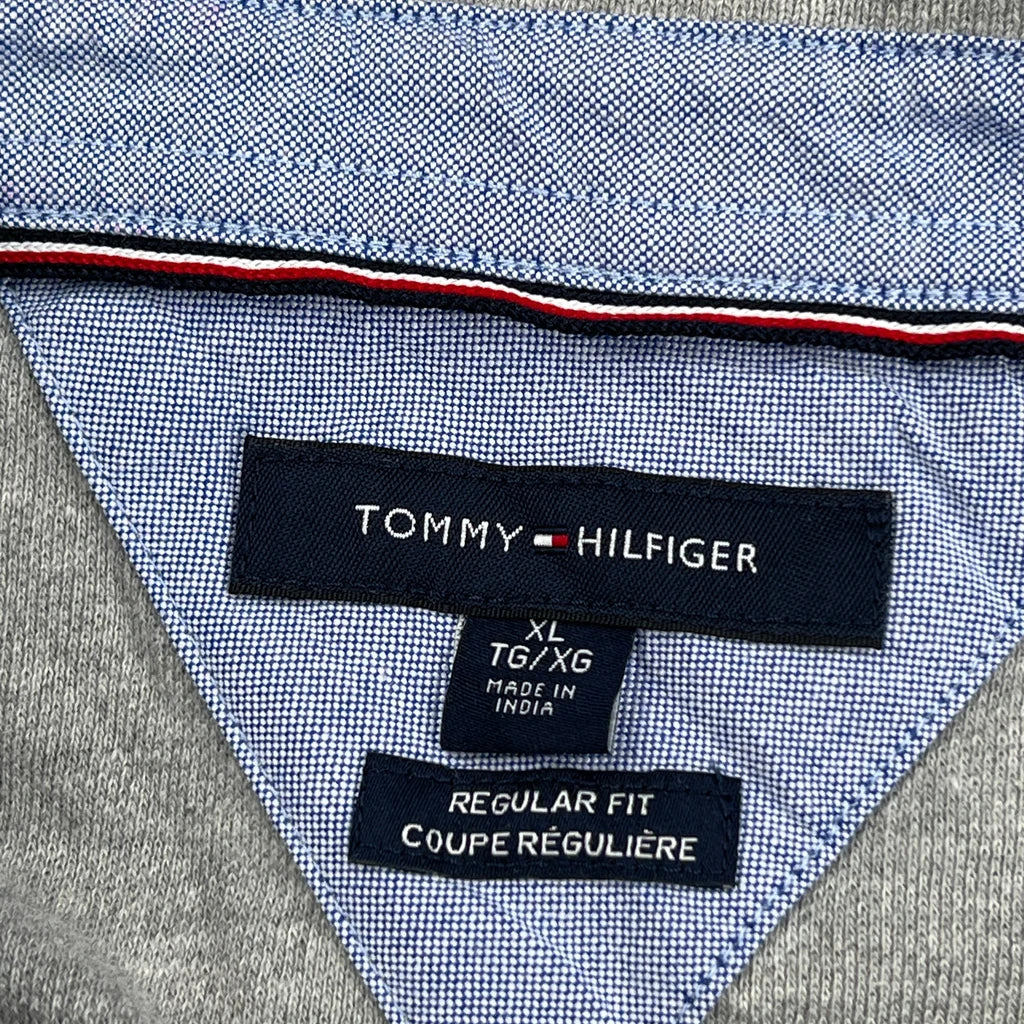 Tommy Hilfiger Polo Shirt - XL Grey Cotton - Image 3