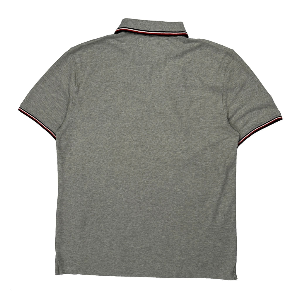 Tommy Hilfiger Polo Shirt - XL Grey Cotton - Image 2
