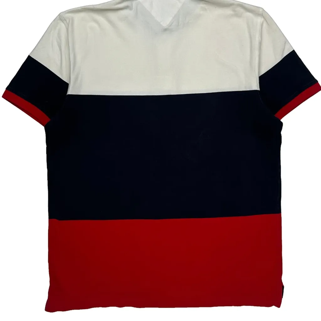 Tommy Hilfiger Striped Polo Shirt - Large Multicoloured Cotton - Image 6