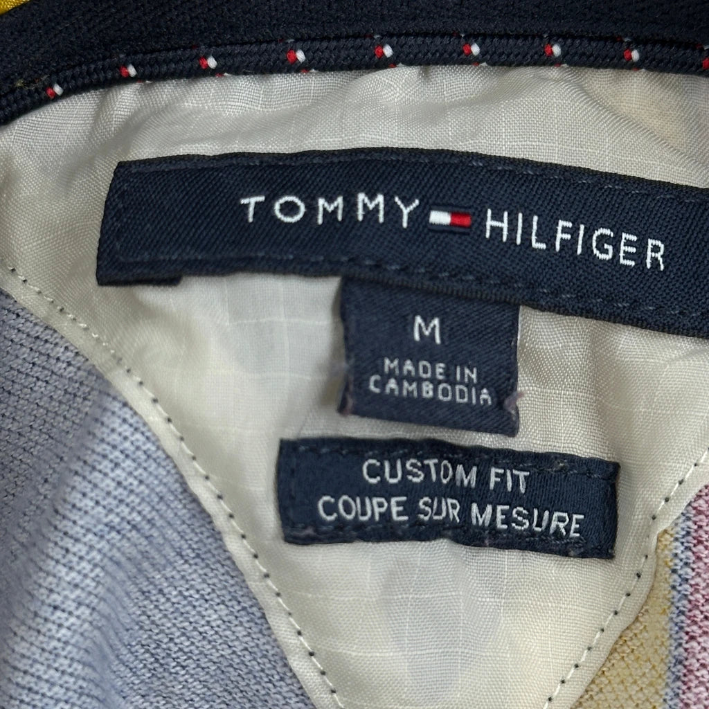 Tommy Hilfiger Striped Polo Shirt - Medium Multicoloured Cotton - Image 3