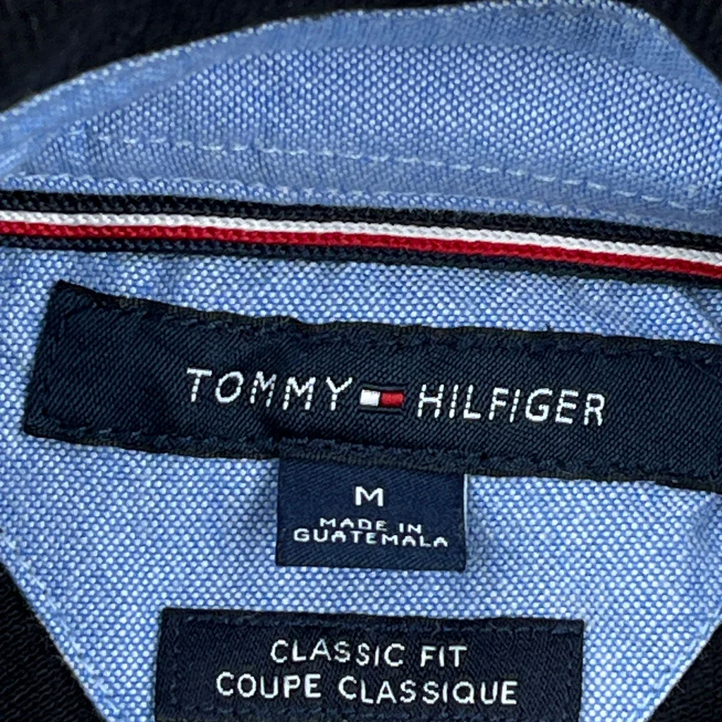 Tommy Hilfiger Striped Polo Shirt - Medium Multicoloured Cotton - Image 3