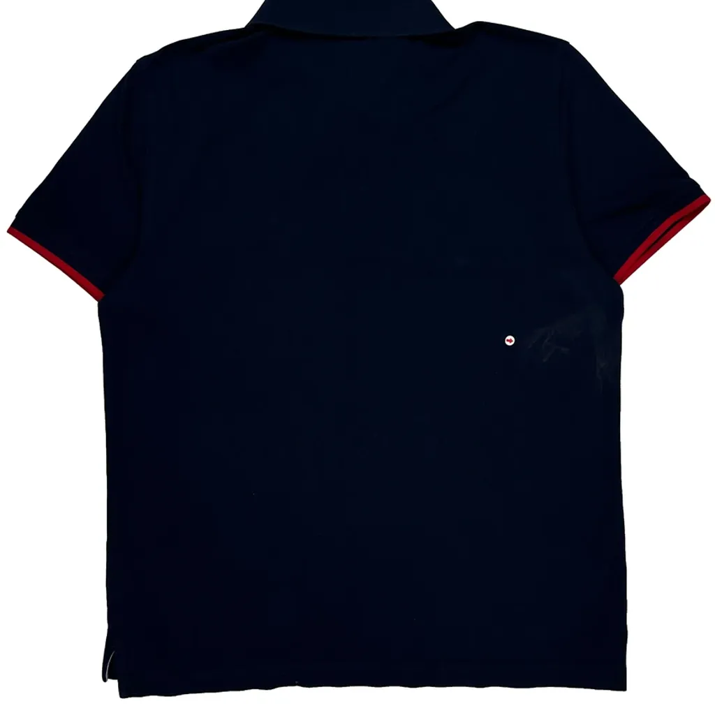 Tommy Hilfiger Polo Shirt - Large Navy Cotton - Image 8