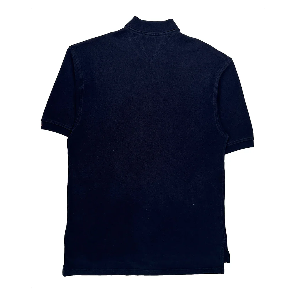 Tommy Hilfiger Polo Shirt - Large Navy Cotton - Image 2