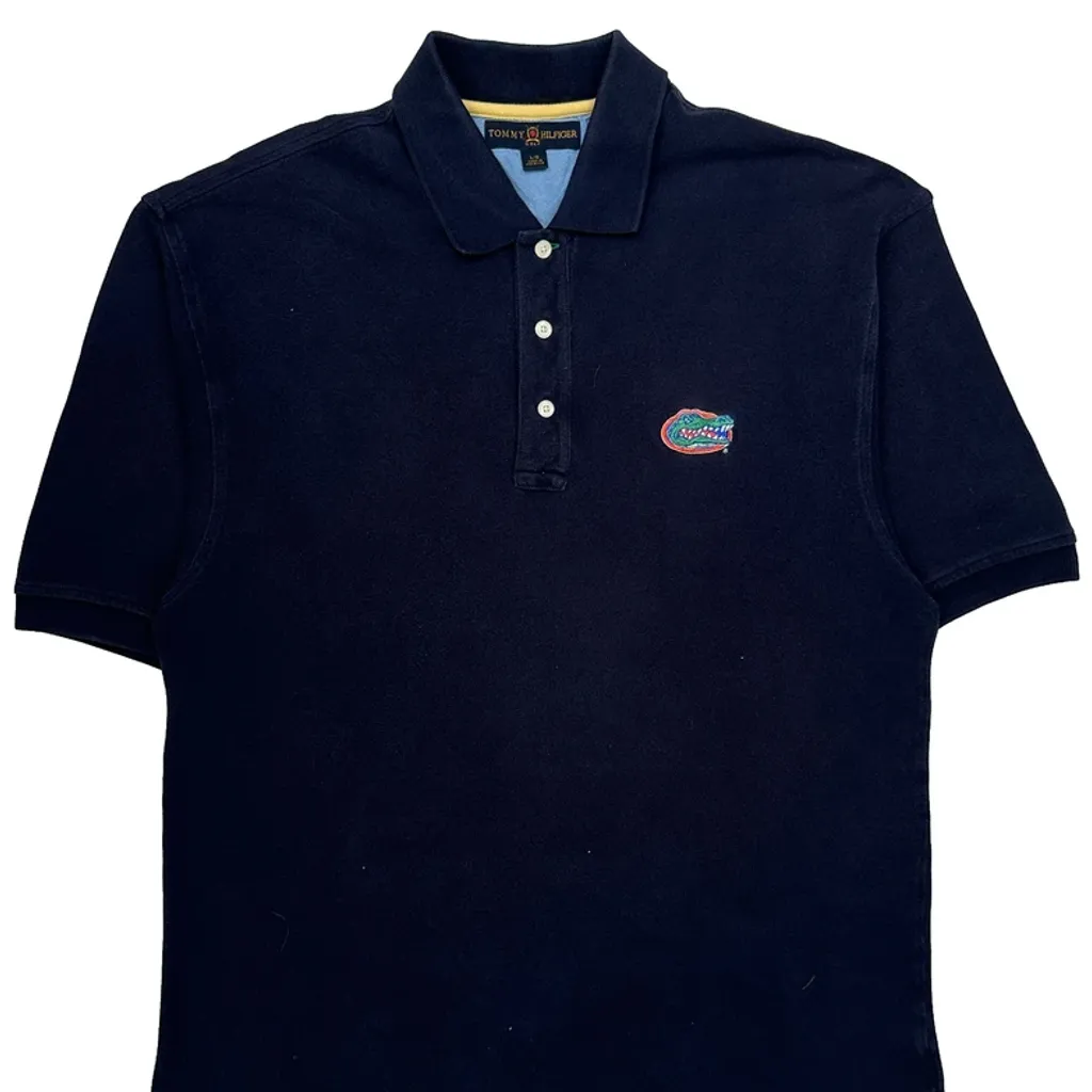 Tommy Hilfiger Polo Shirt - Large Navy Cotton - Image 5