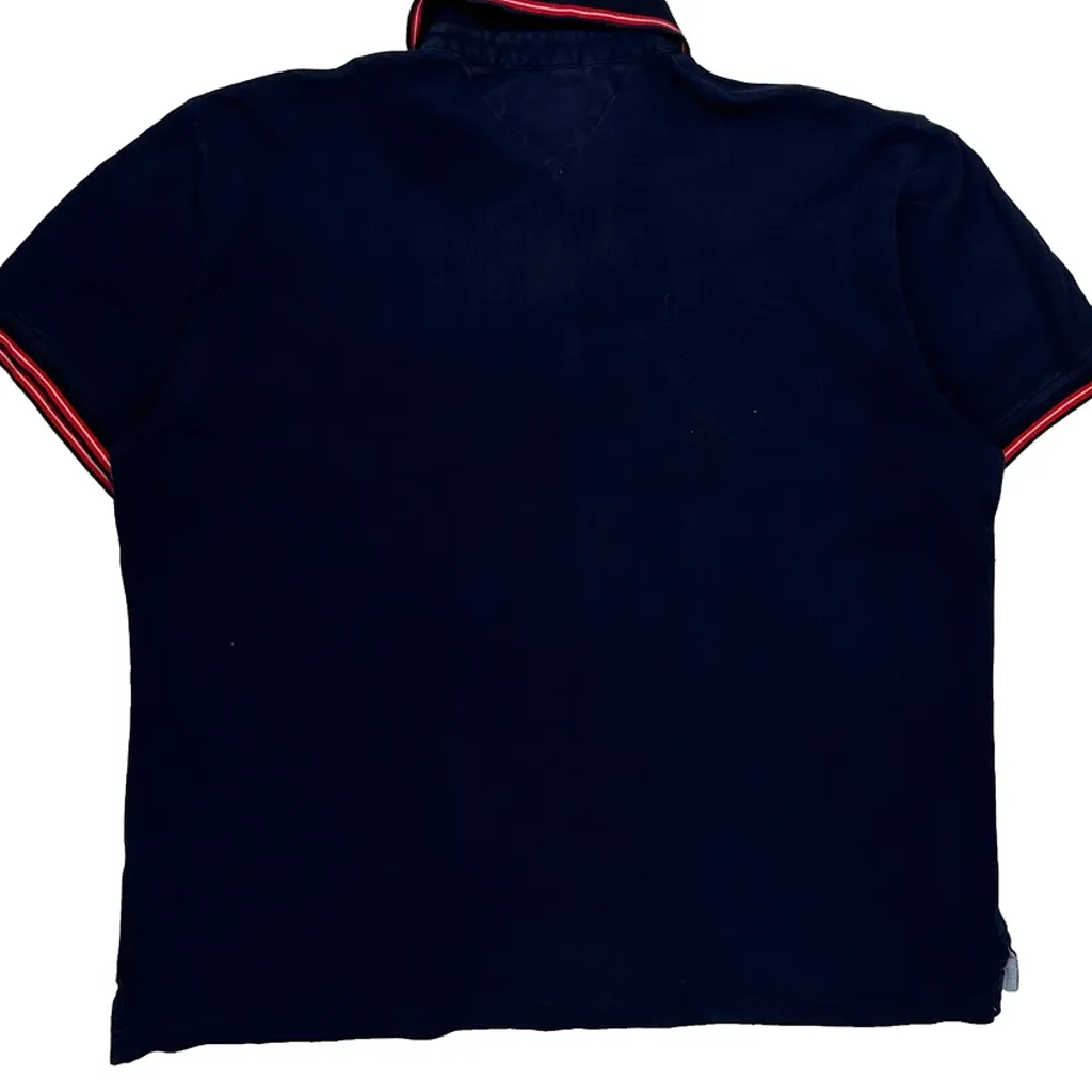 Tommy Hilfiger Polo Shirt - Large Navy Cotton - Image 6