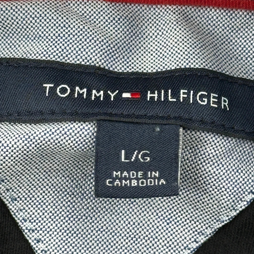 Tommy Hilfiger Polo Shirt - Large Navy Cotton - Image 3