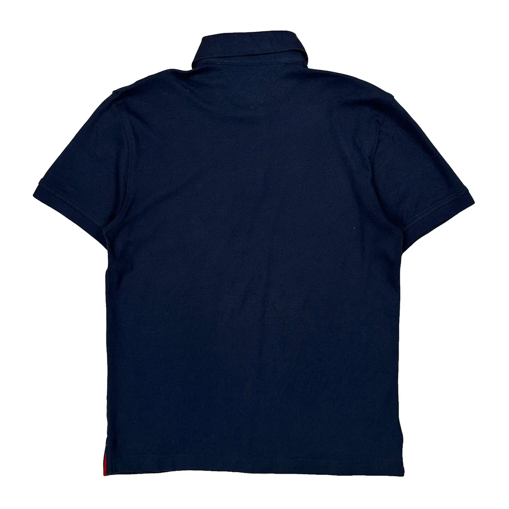 Tommy Hilfiger Polo Shirt - Large Navy Cotton - Image 2