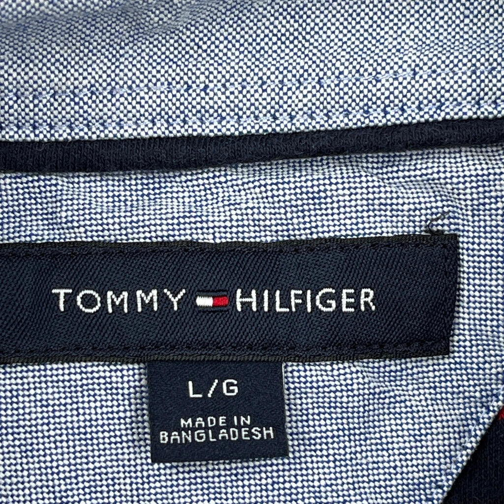 Tommy Hilfiger Polo Shirt - Large Navy Cotton - Image 3