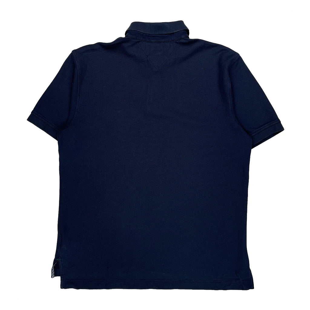 Tommy Hilfiger Polo Shirt - Large Navy Cotton - Image 2