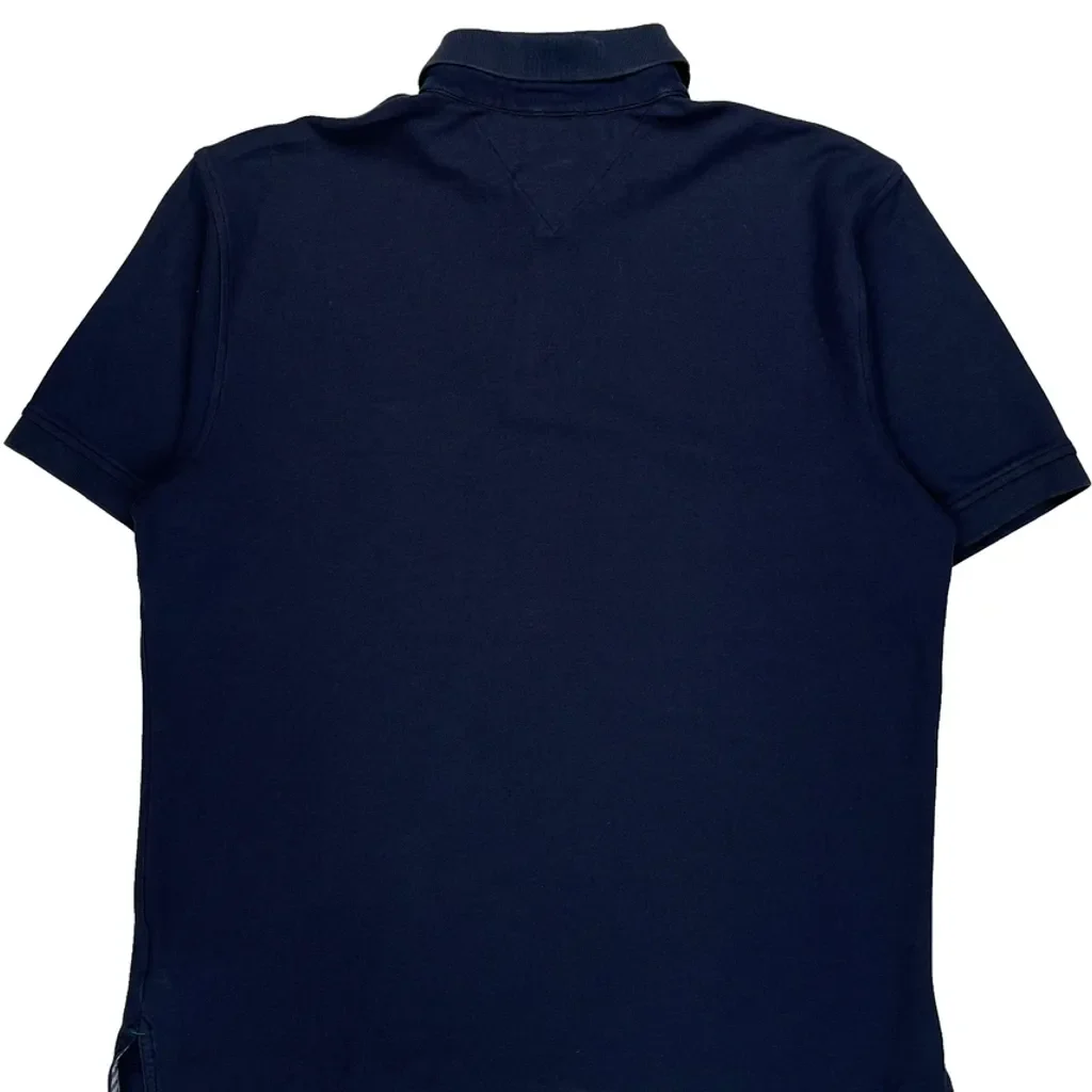 Tommy Hilfiger Polo Shirt - Large Navy Cotton - Image 7