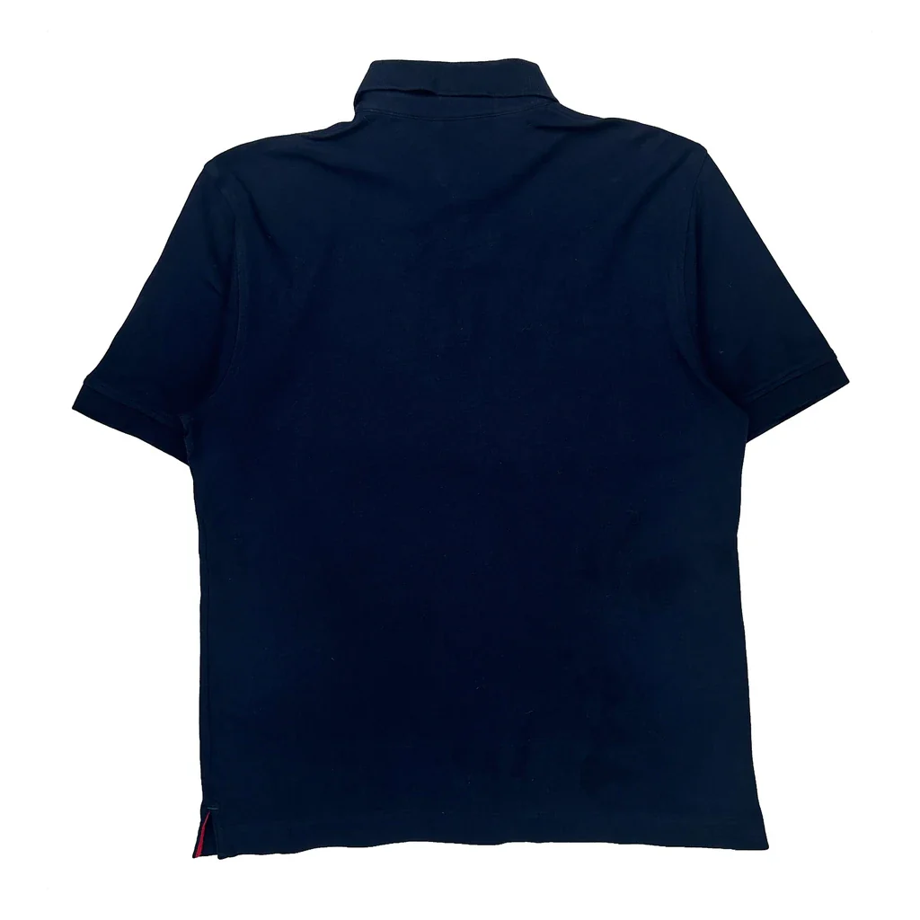 Tommy Hilfiger Polo Shirt - Medium Navy Cotton - Image 2