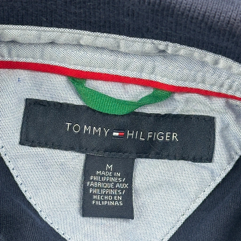 Tommy Hilfiger Polo Shirt - Medium Navy Cotton - Image 3