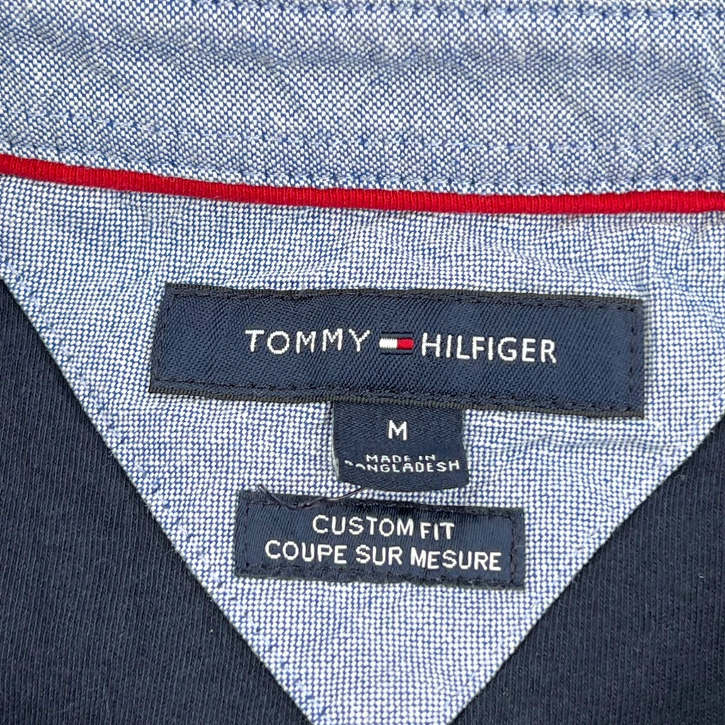 Tommy Hilfiger Polo Shirt - Medium Navy Cotton - Image 3