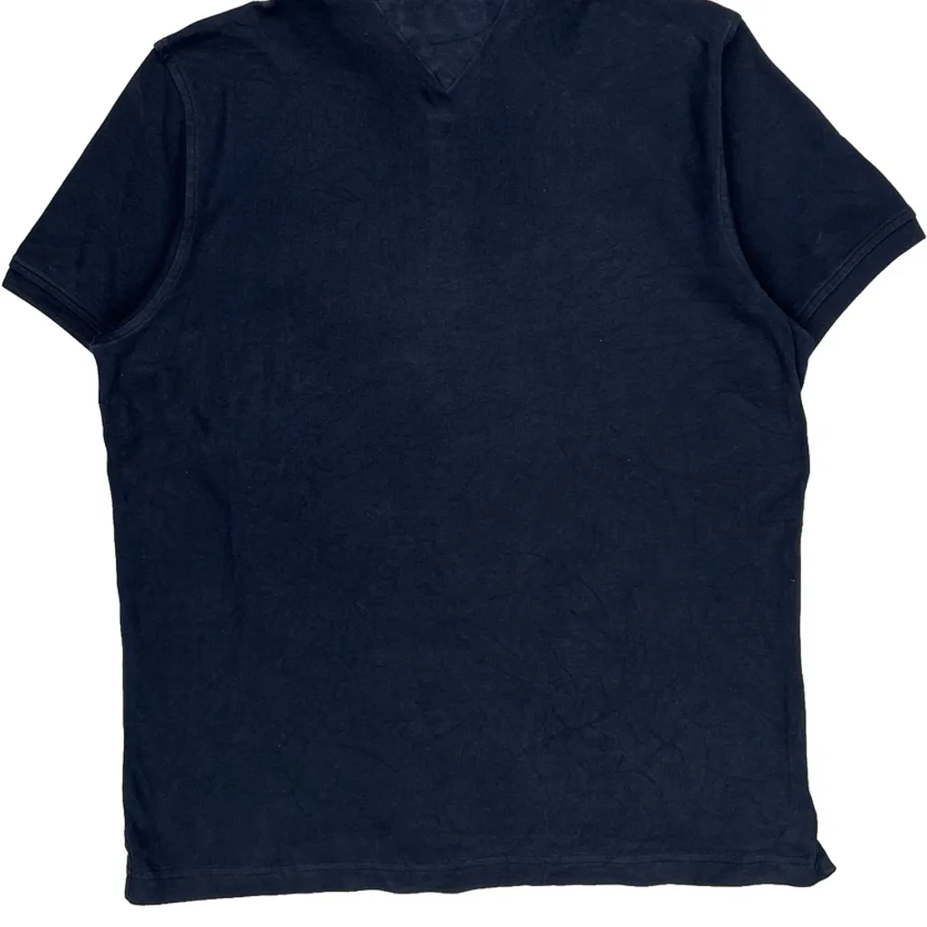 Tommy Hilfiger Polo Shirt - Medium Navy Cotton - Image 7