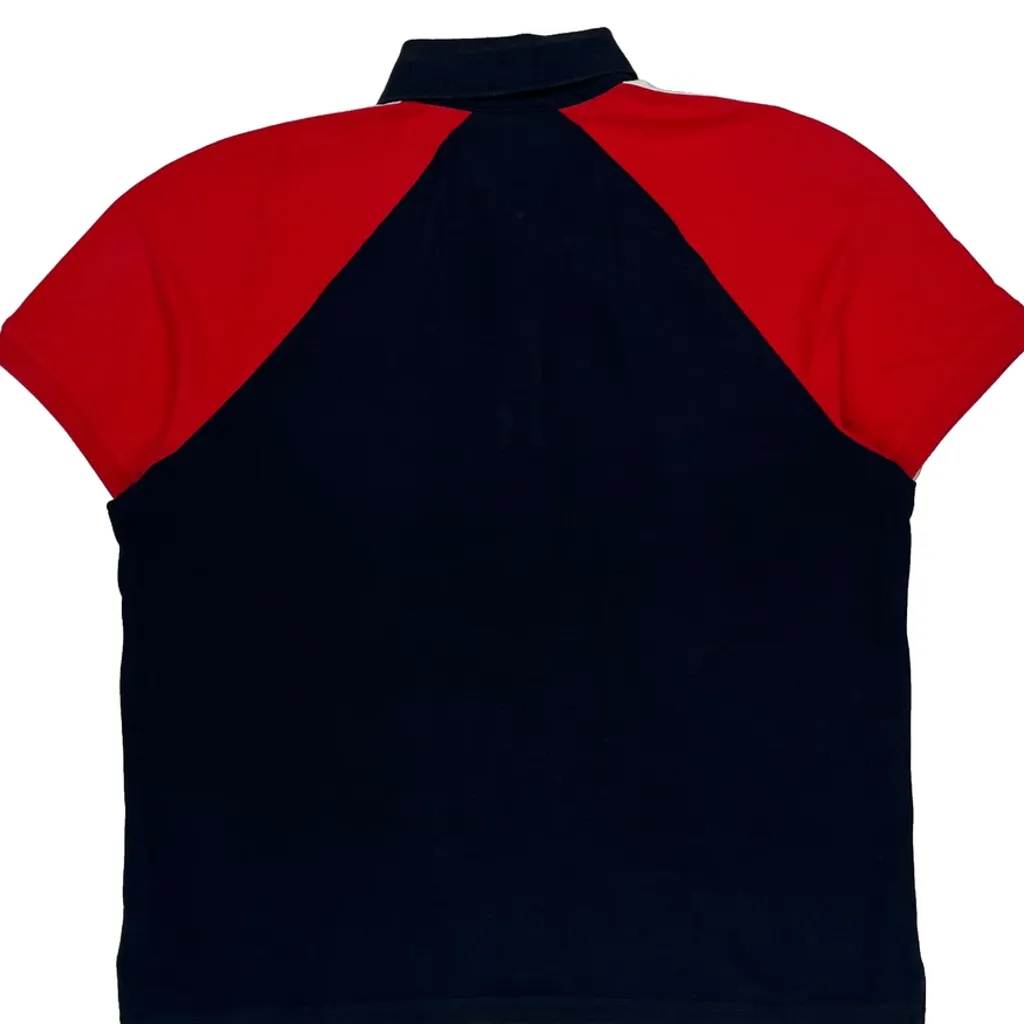 Tommy Hilfiger Striped Polo Shirt - Medium Navy Cotton - Image 6