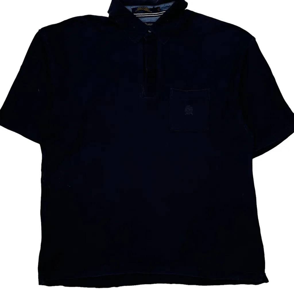 Tommy Hilfiger Polo Shirt - XL Navy Cotton - Image 5