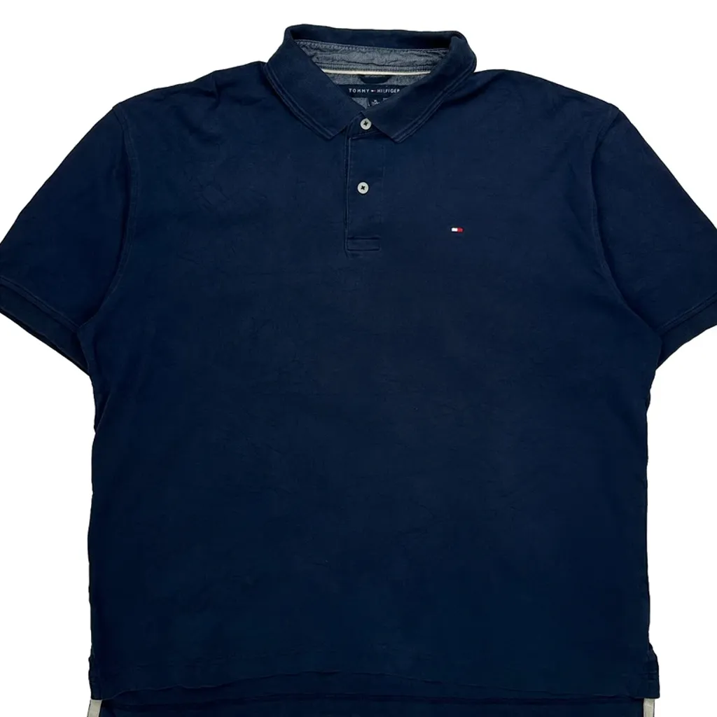 Tommy Hilfiger Polo Shirt - XL Navy Cotton - Image 4