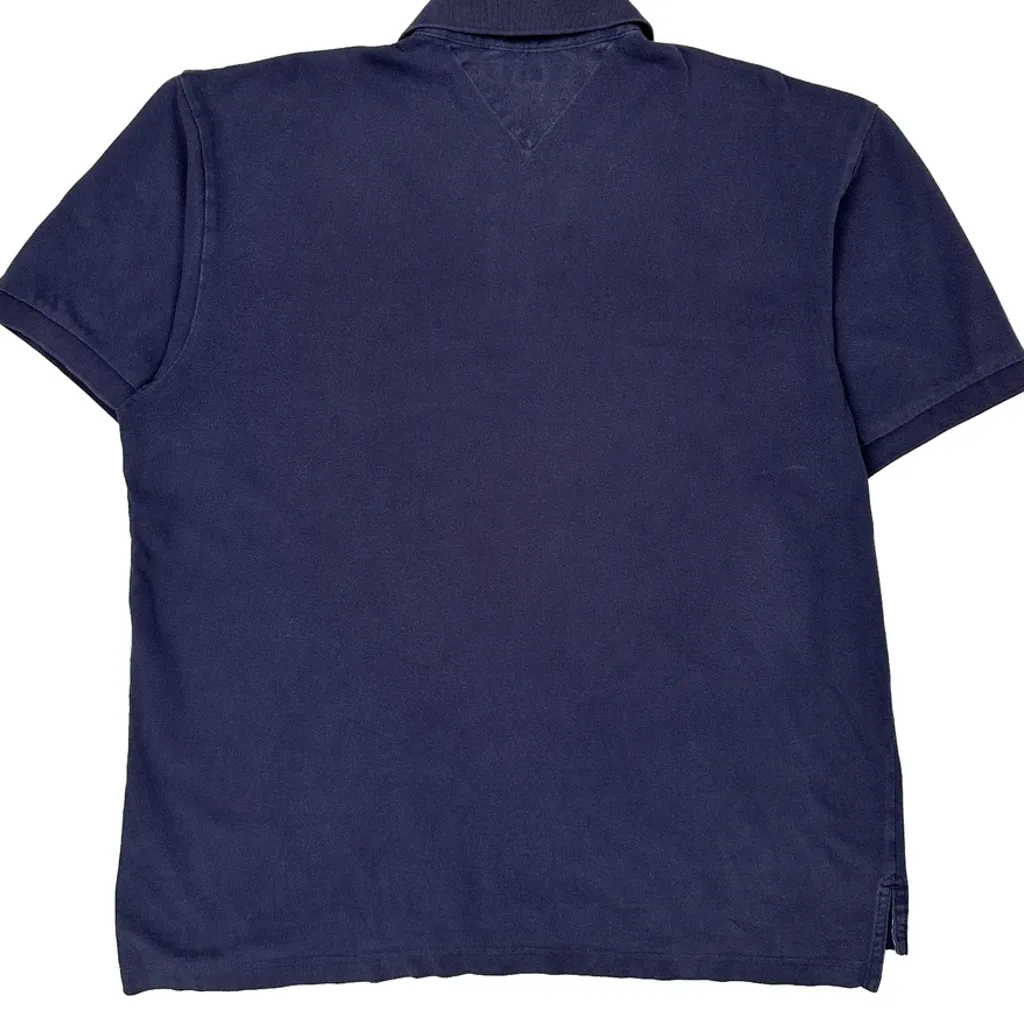Tommy Hilfiger Polo Shirt - XL Navy Cotton - Image 7