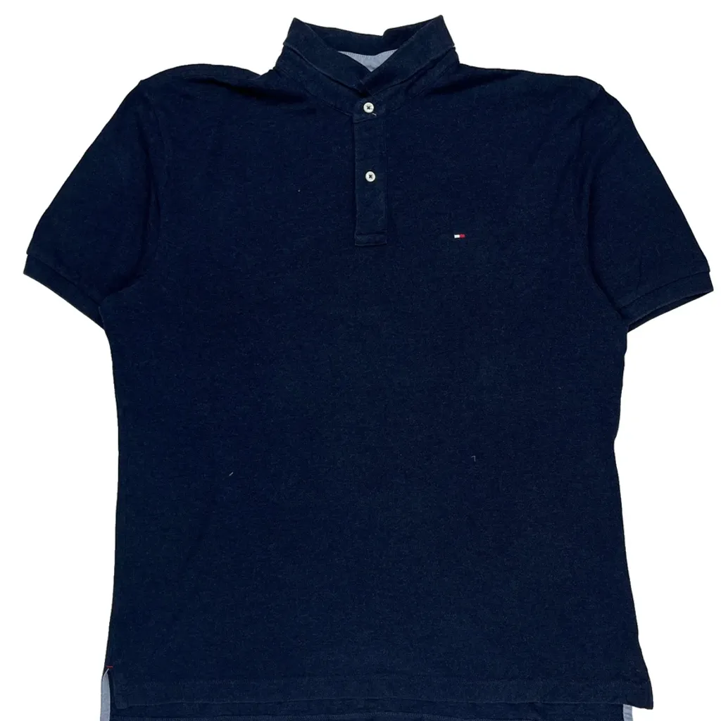 Tommy Hilfiger Polo Shirt - XL Navy Cotton - Image 5