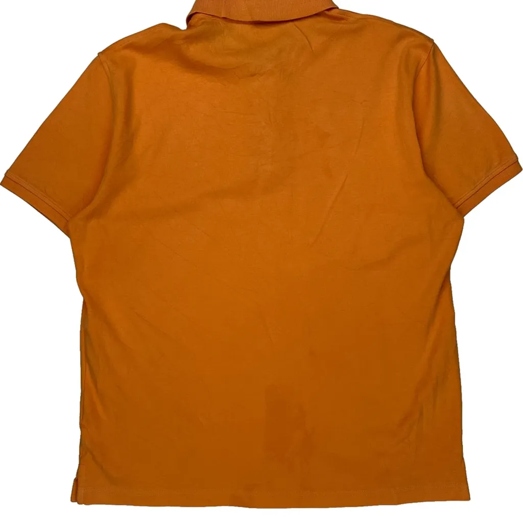 Tommy Hilfiger Polo Shirt - Large Orange Cotton - Image 6