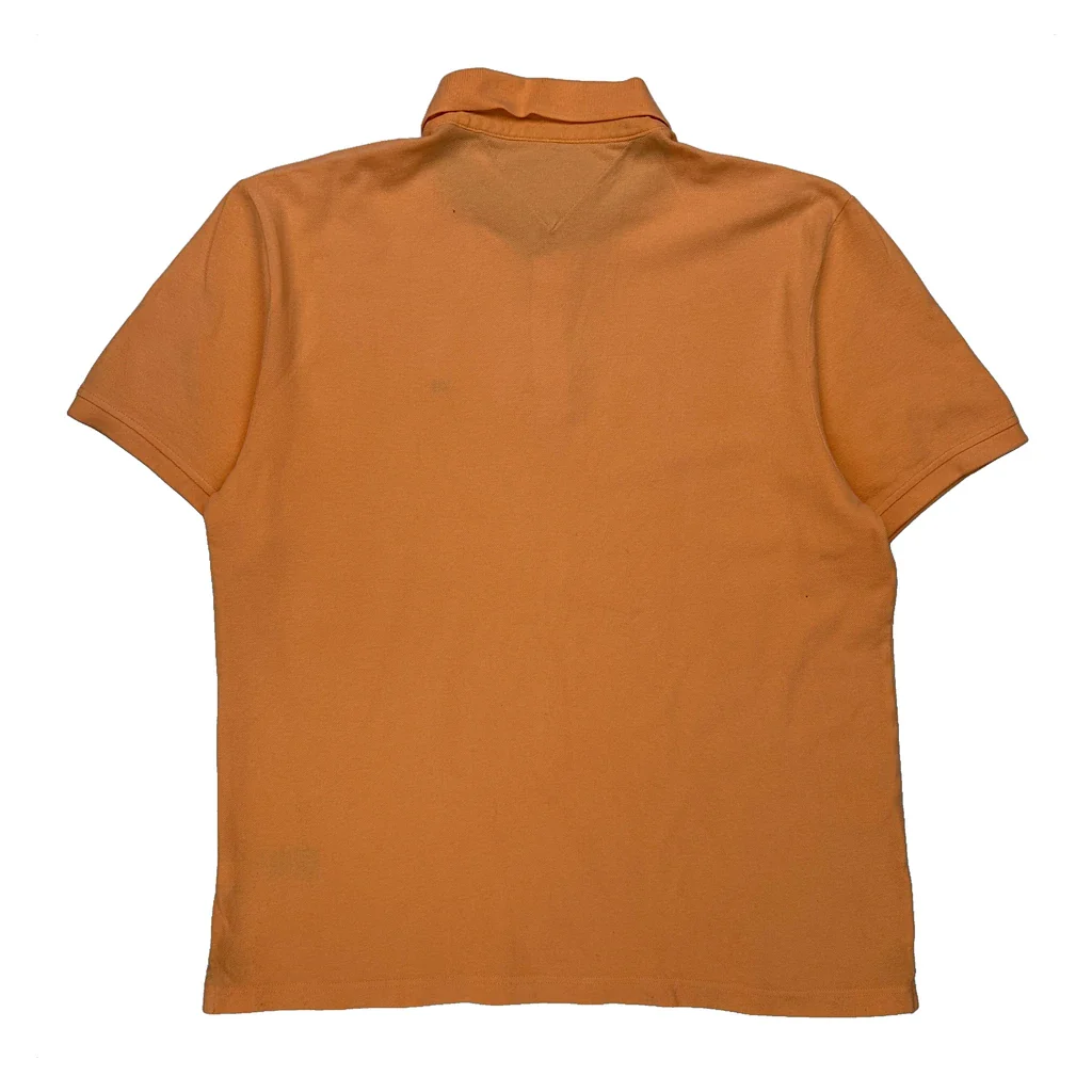 Tommy Hilfiger Polo Shirt - XL Orange Cotton - Image 2