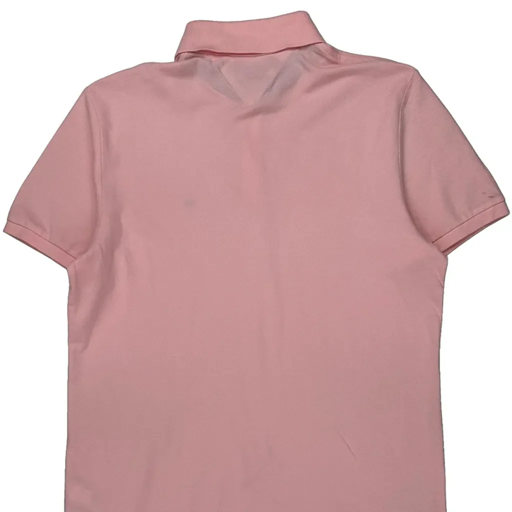 Tommy Hilfiger Polo Shirt - Medium Pink Cotton - Image 6
