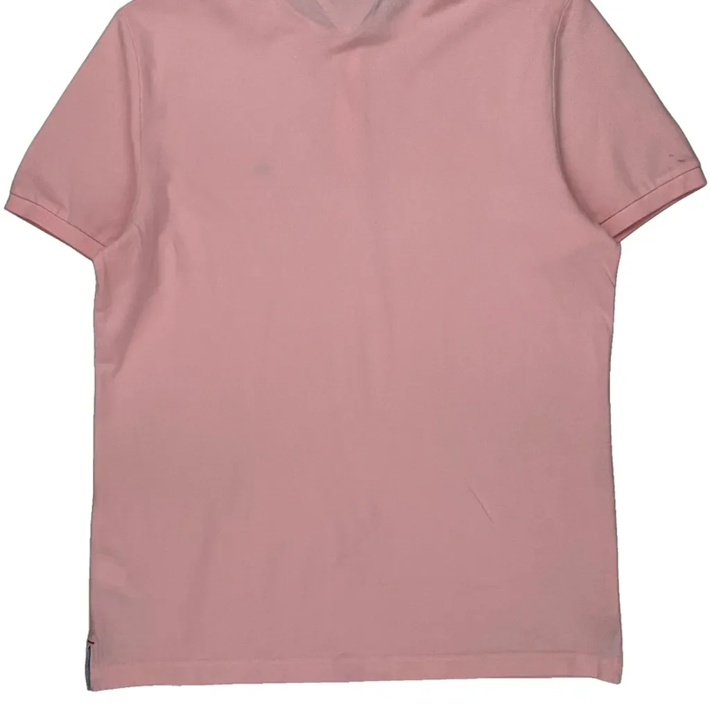 Tommy Hilfiger Polo Shirt - Medium Pink Cotton - Image 7