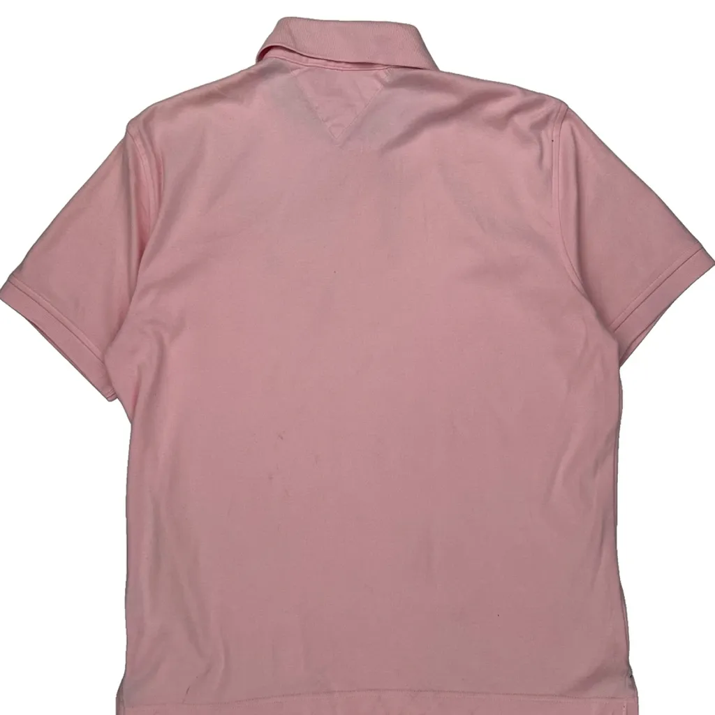 Tommy Hilfiger Polo Shirt - Medium Pink Cotton - Image 6