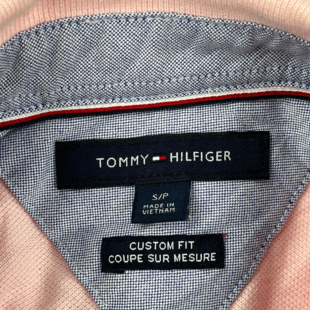 Tommy Hilfiger Polo Shirt - Small Pink Cotton - Image 3
