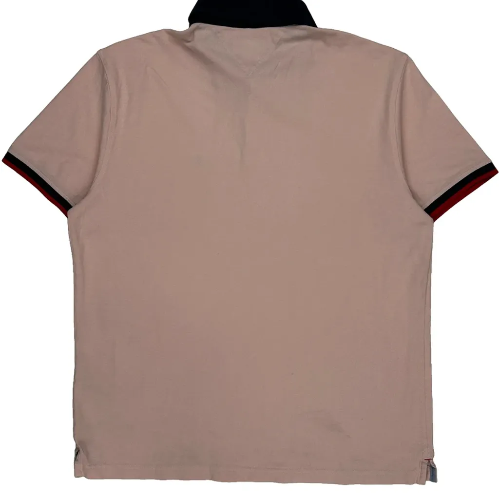 Tommy Hilfiger Polo Shirt - XL Pink Cotton - Image 7