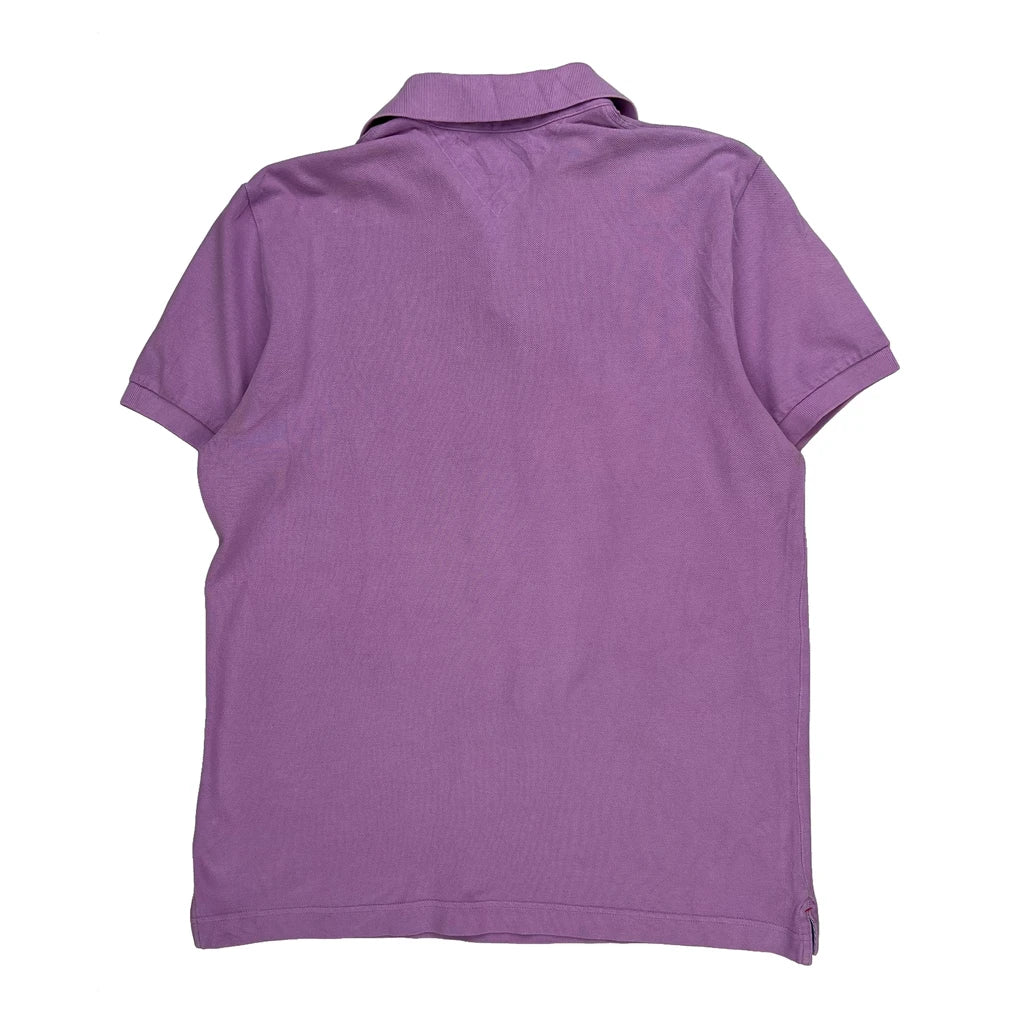 Tommy Hilfiger Polo Shirt - Large Purple Cotton - Image 2