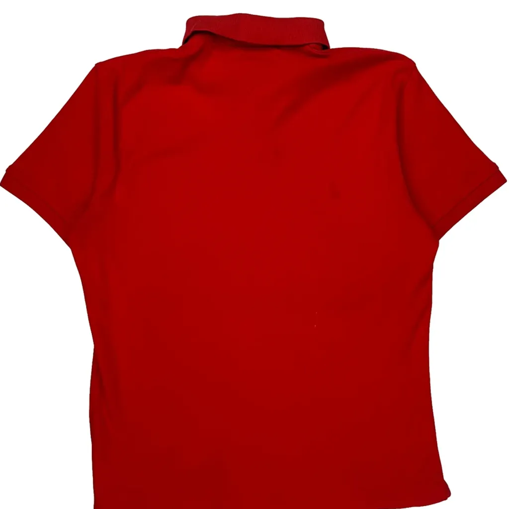 Tommy Hilfiger Polo Shirt - Large Red Cotton - Image 7