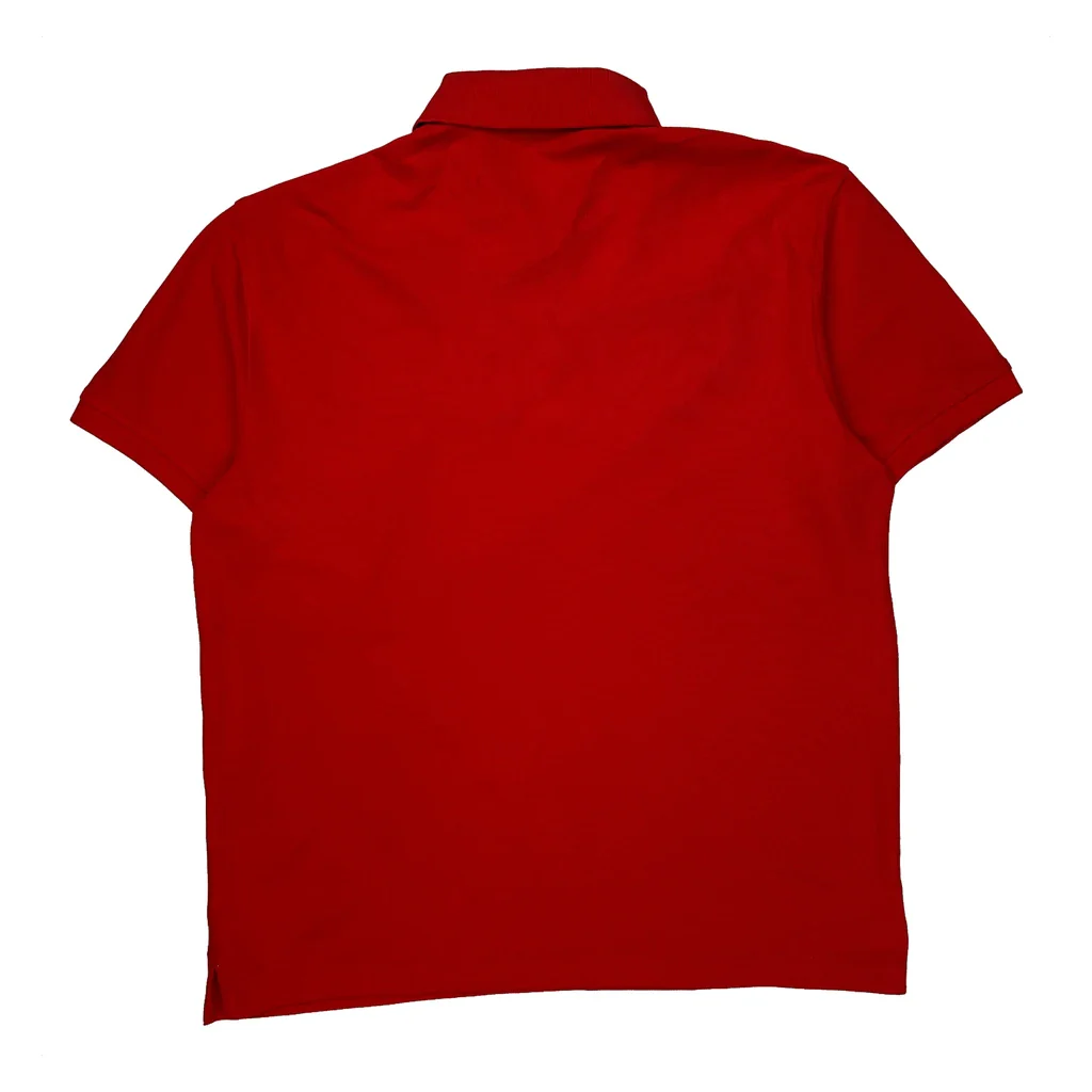 Tommy Hilfiger Polo Shirt - Large Red Cotton - Image 2