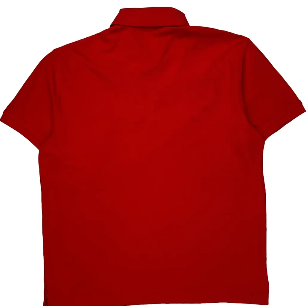 Tommy Hilfiger Polo Shirt - Large Red Cotton - Image 6