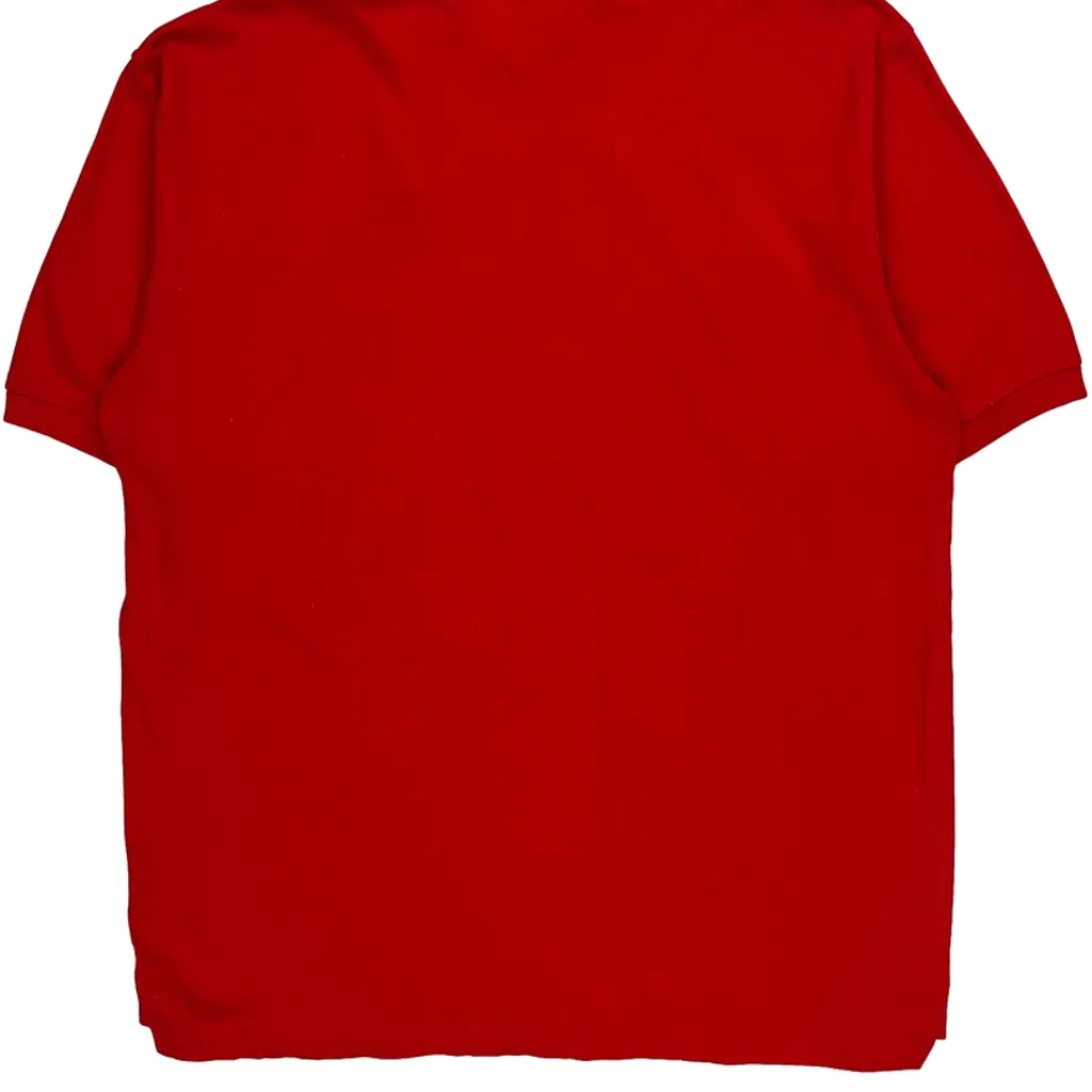 Tommy Hilfiger Polo Shirt - Large Red Cotton - Image 6