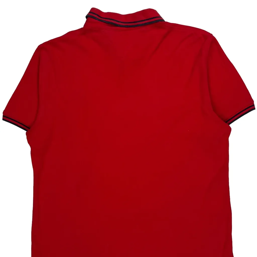 Tommy Hilfiger Polo Shirt - Large Red Cotton - Image 7