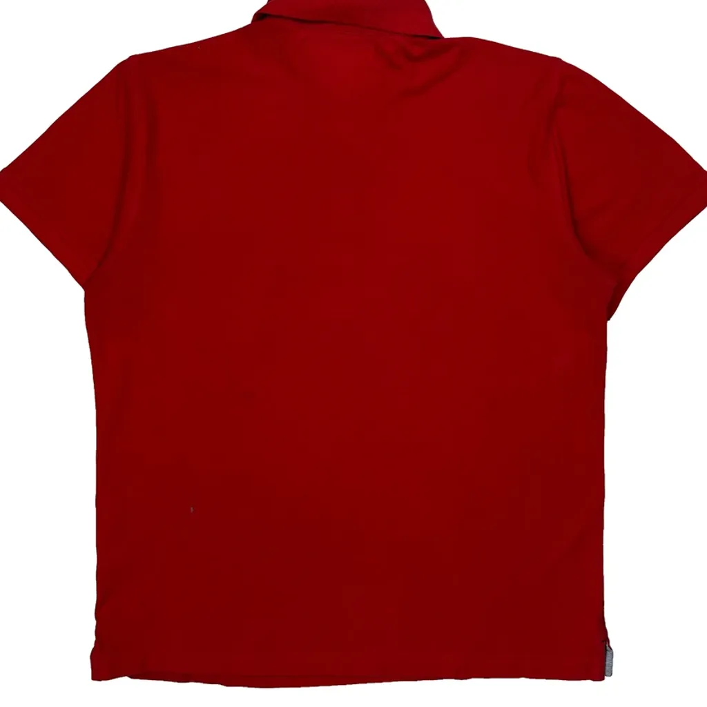 Tommy Hilfiger Slim Fit Polo Shirt - Large Red Cotton - Image 6