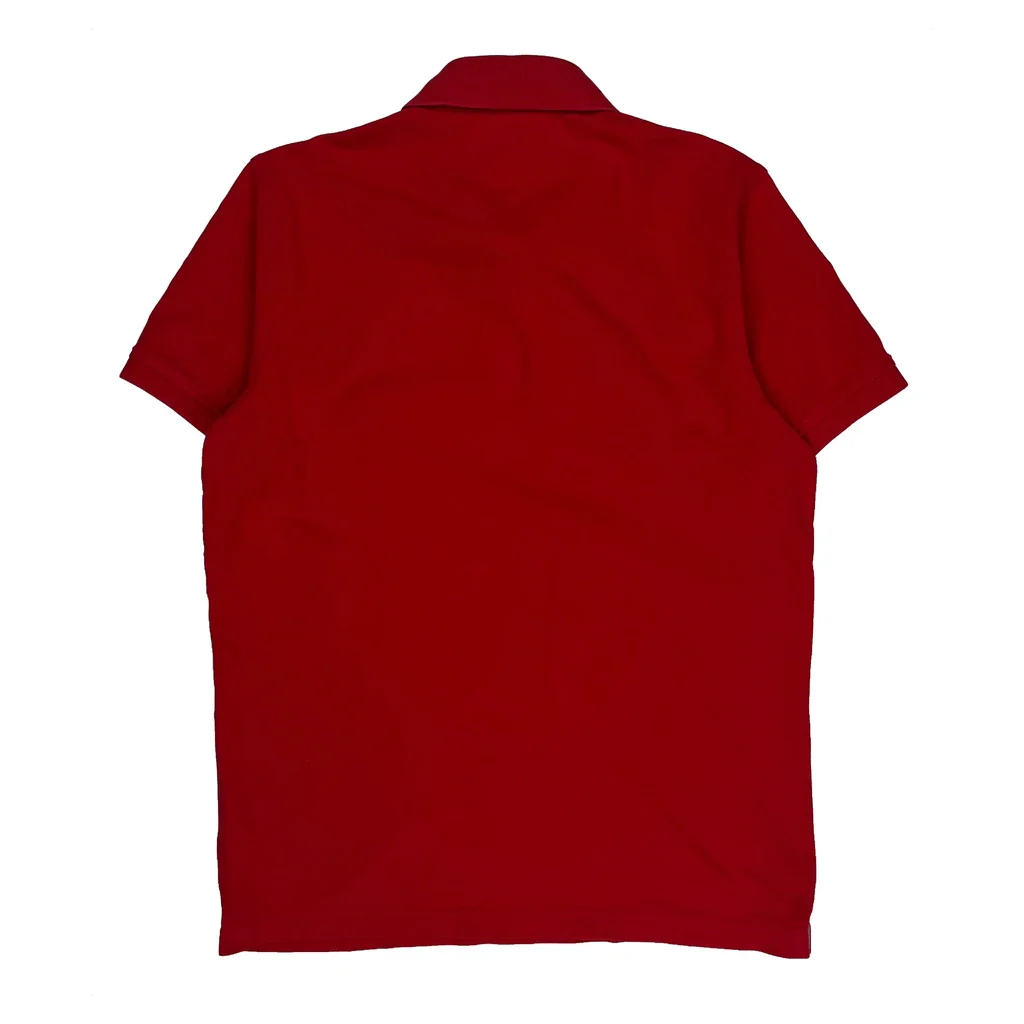 Tommy Hilfiger Slim Fit Polo Shirt - Large Red Cotton - Image 2