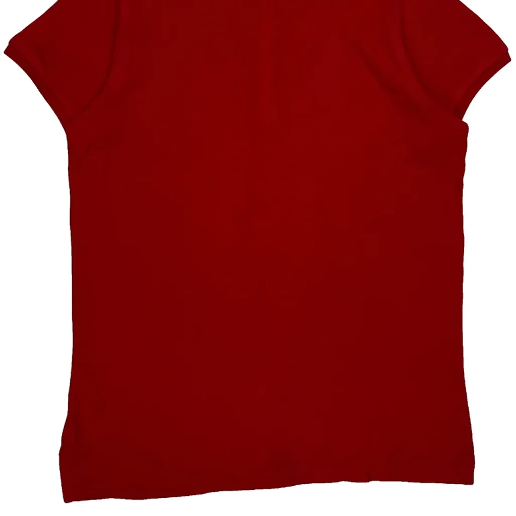 Tommy Hilfiger Polo Shirt - Medium Red Cotton - Image 6