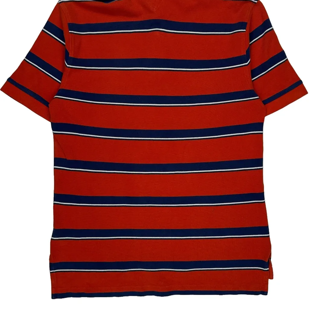 Tommy Hilfiger Striped Polo Shirt - Small Red Cotton - Image 6