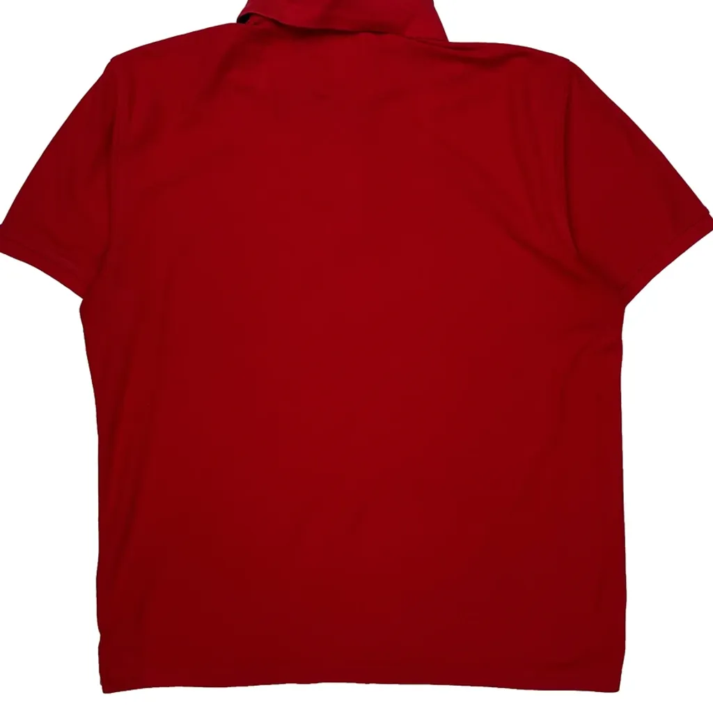 Tommy Hilfiger Polo Shirt - XL Red Cotton - Image 7