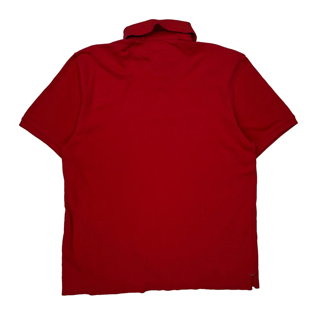 Tommy Hilfiger Polo Shirt - XL Red Cotton - Image 2