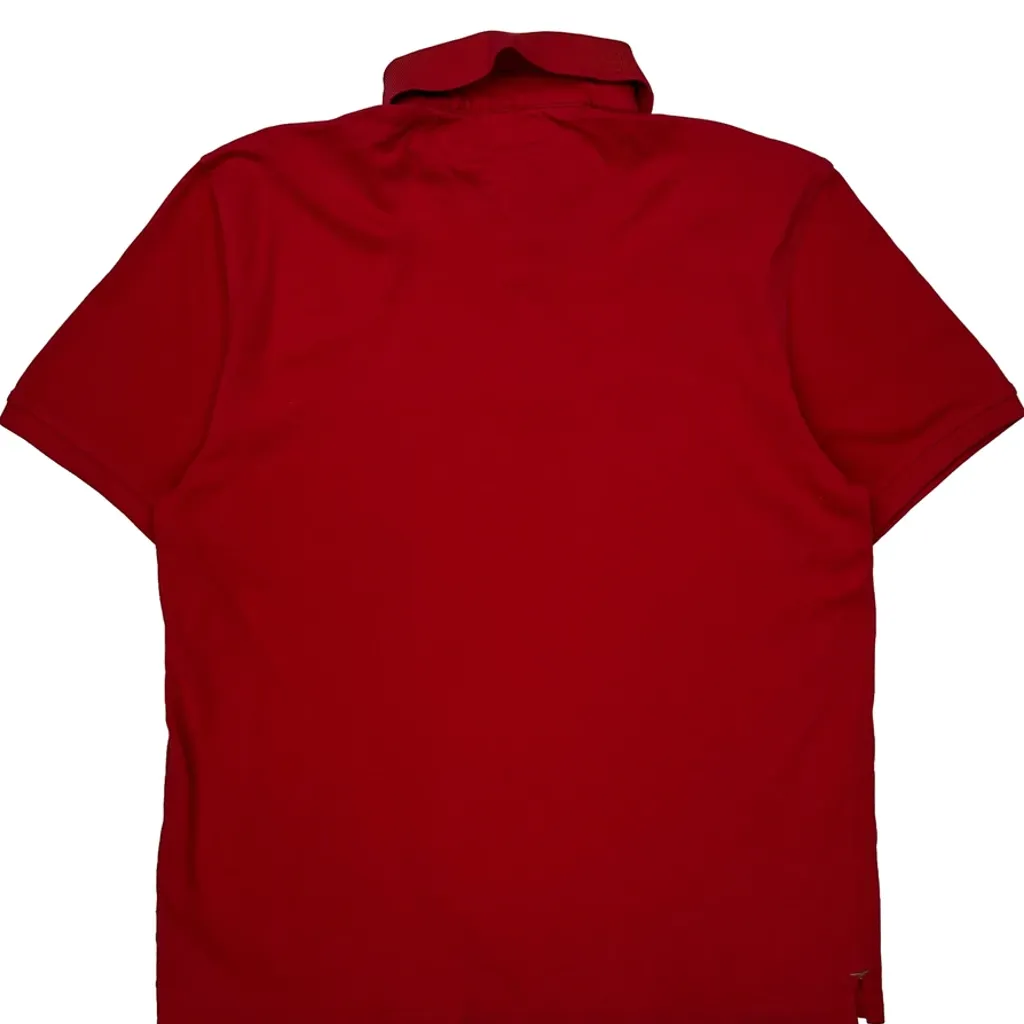 Tommy Hilfiger Polo Shirt - XL Red Cotton - Image 7