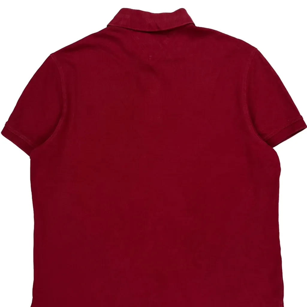 Tommy Hilfiger Polo Shirt - XL Red Cotton - Image 6