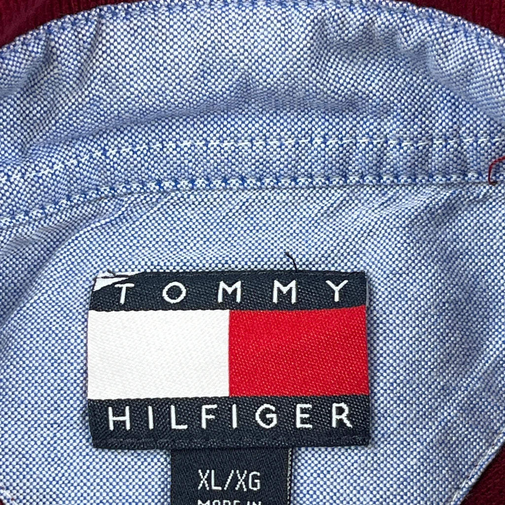 Tommy Hilfiger Polo Shirt - XL Red Cotton - Image 3