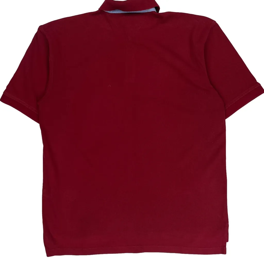 Tommy Hilfiger Polo Shirt - XL Red Cotton - Image 7