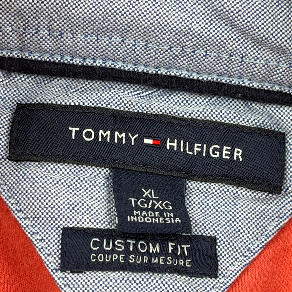 Tommy Hilfiger Polo Shirt - XL Red Cotton - Image 3