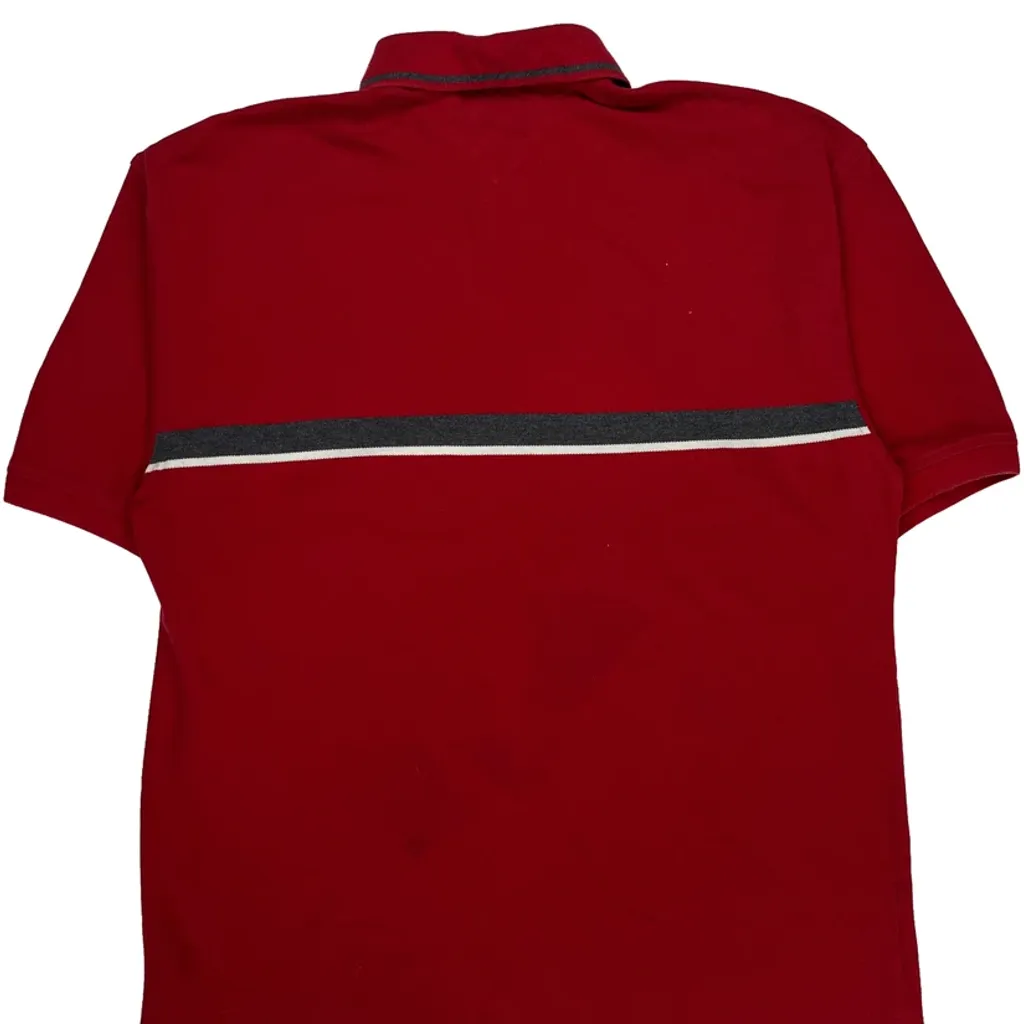 Tommy Hilfiger Striped Polo Shirt - XL Red Cotton - Image 7