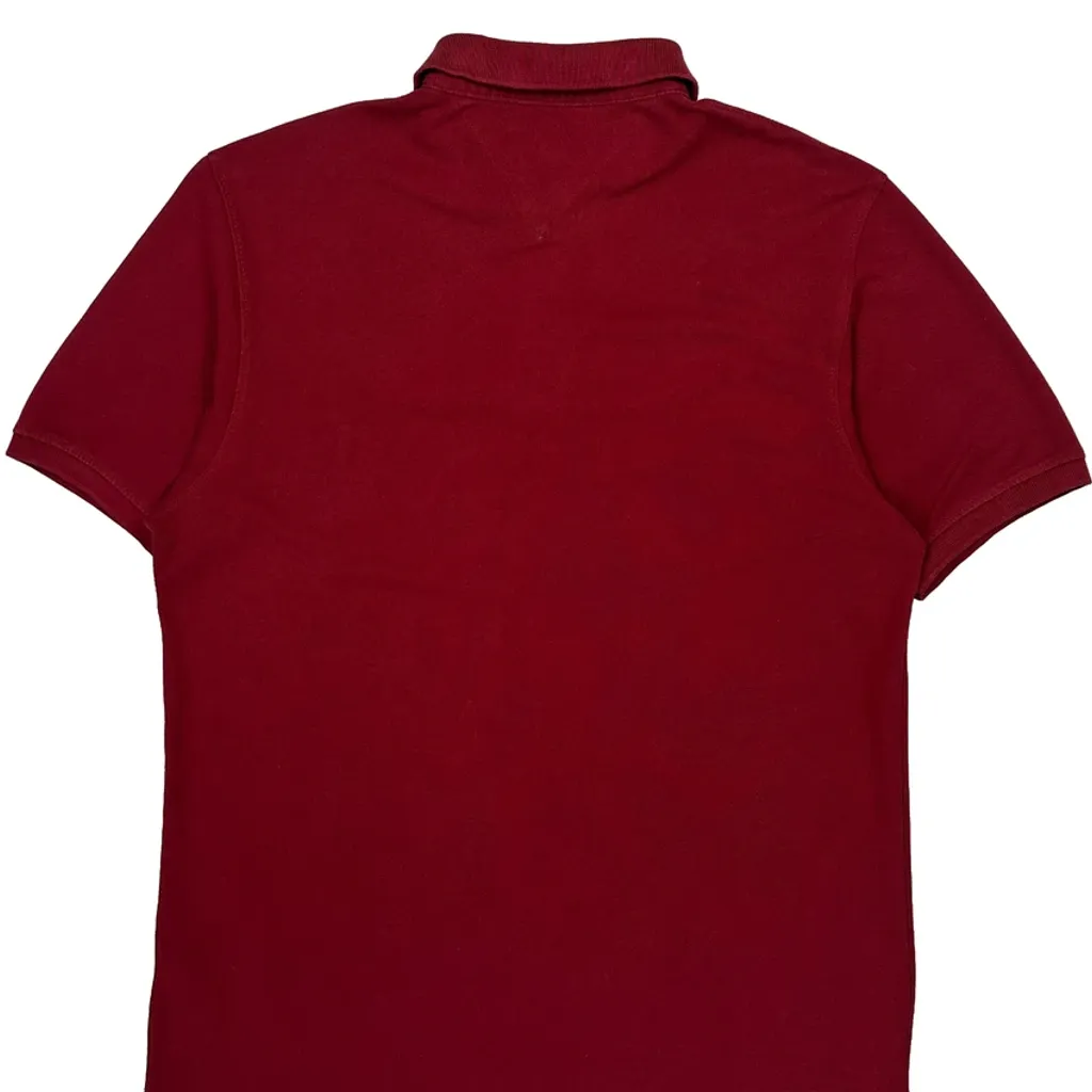 Tommy Hilfiger Polo Shirt - 2XL Red Cotton - Image 7